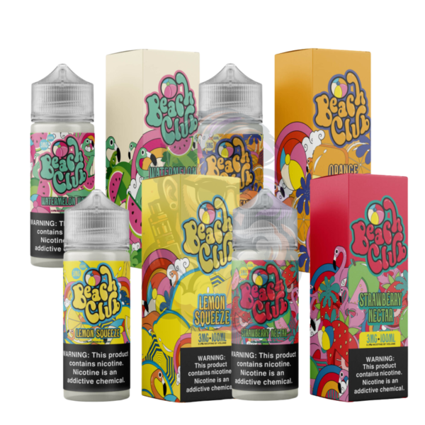 Beach Club E-Liquid Vape Flavors 100ml