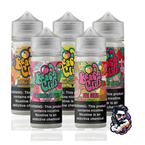 Beach Club E-Liquid Vape Flavors 100ml