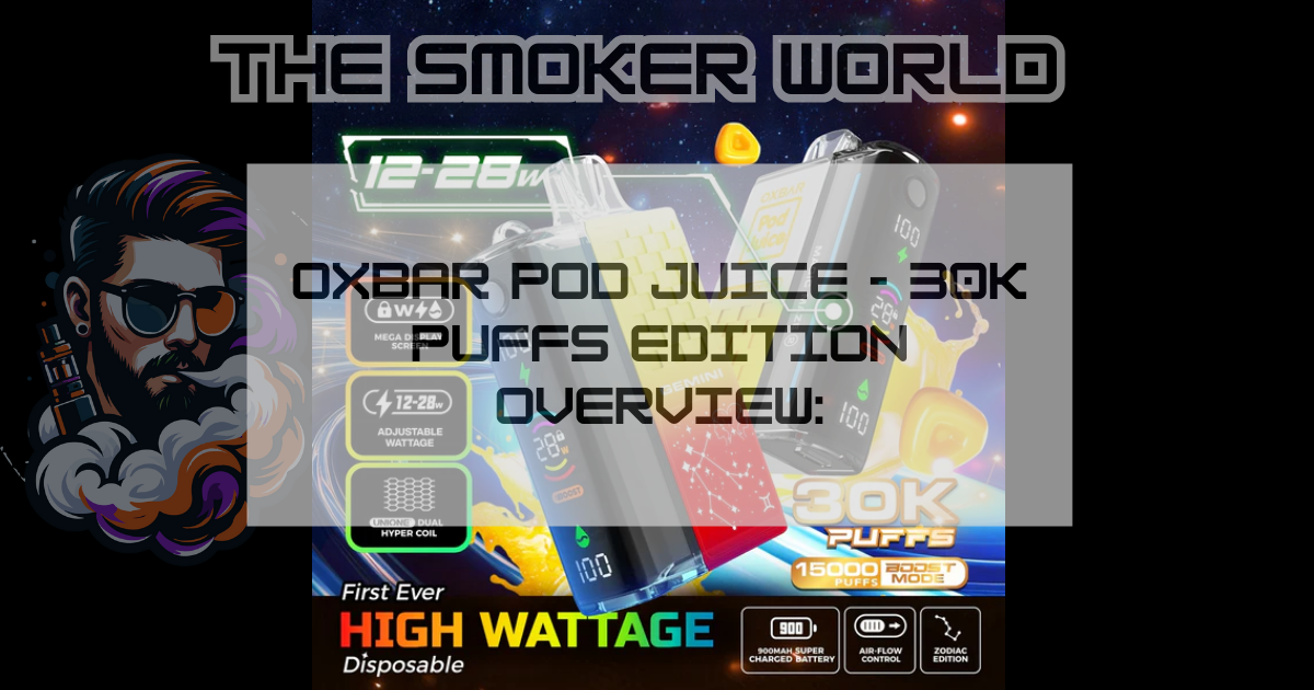 OXBAR Pod Juice - 30K Puffs