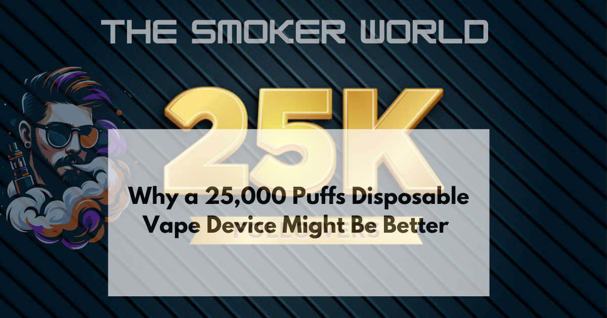 Why a 25000 Puffs Disposable Vape Device Might Be Better for You