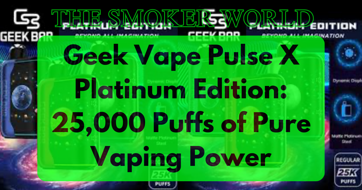 Geek Vape Pulse X Platinum Edition