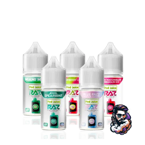 Pod Juice x RAZ Salt Tobacco Free Nicotine E-Juice 30ml