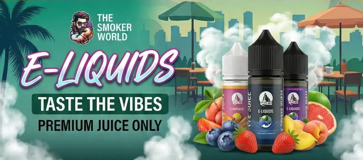 Category banner - E-liquids for reusable Vapes